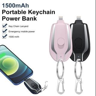 (FREE DELIVERY) Mini Power Notfall Pod, JOYAZ , Key Ring Mobile Phone Charger, Belt Key Portable Charger for iPhone or Type-C