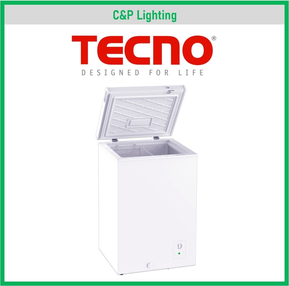 [Free Delivery] Tecno 100L Chest Freezer TCF138R, TV & Home Appliances