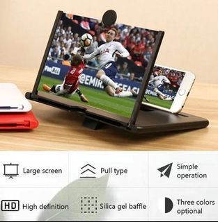 (FREE EXPRESS DELIVERY) 7 Inch Mobile Phone Screen Magnifier HD Video Amplifier Projector Foldable Holder Magnifying Glass Smart Phone Bracket