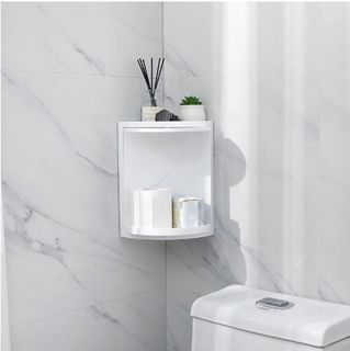 (FREE EXPRESS DELIVERY) Case Organiser Suitable for Skincare and cosmetic box Bathroom Shelf Bathroom Punch Free Storage Rack Toilet
