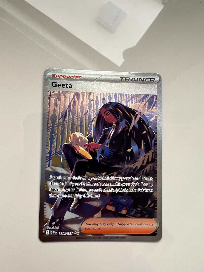pokemon geeta card 226/197 Geeta main image 1