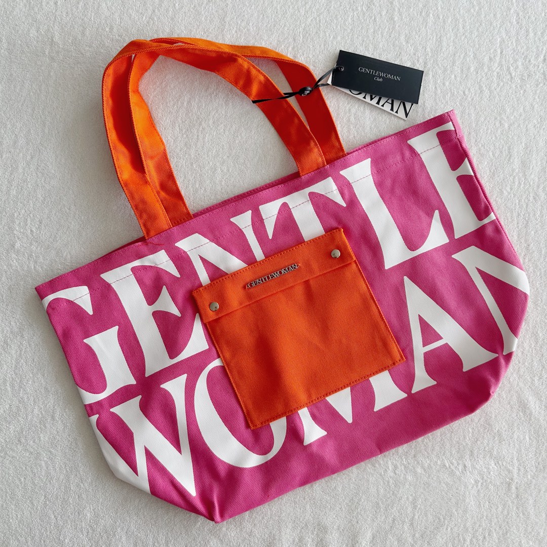 GENTLEWOMAN PAINTED WALL TOTE (PINK) on Carousell