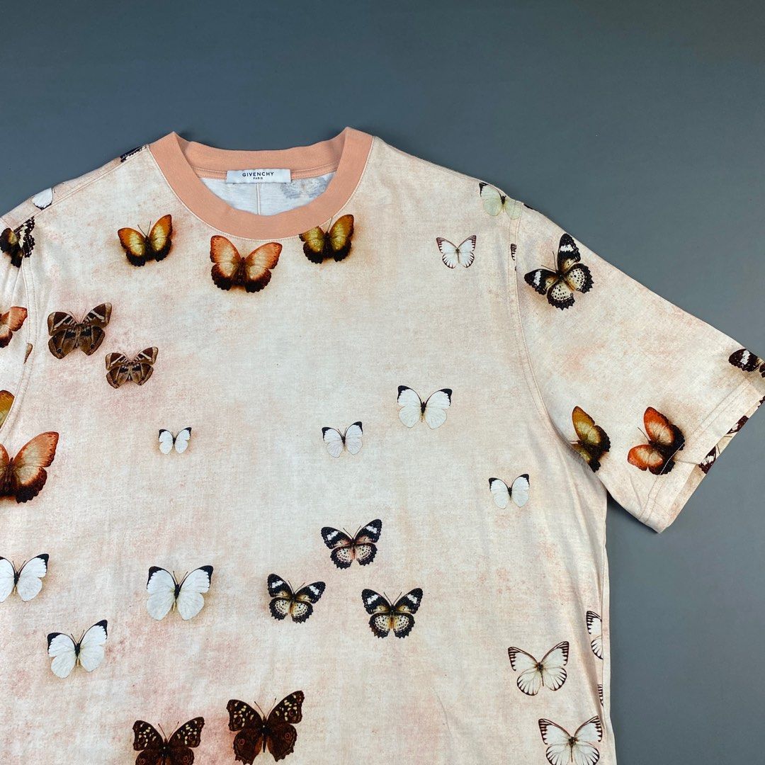 Givenchy butterfly shirt sales