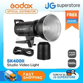 Godox SK400II 400W 400WS GN65 Professional Studio Flash Light Strobe with Built-in Godox Wreless X System | JG Superstore
