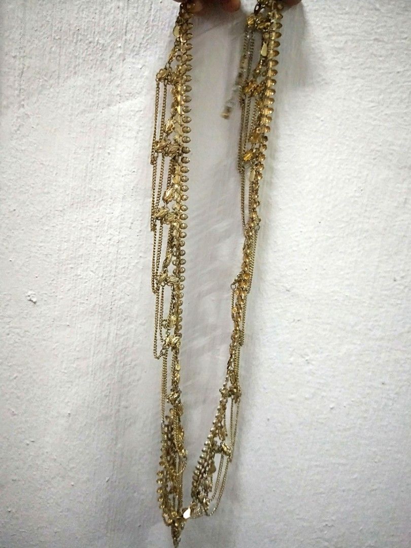 Gold necklace costume jewellery online