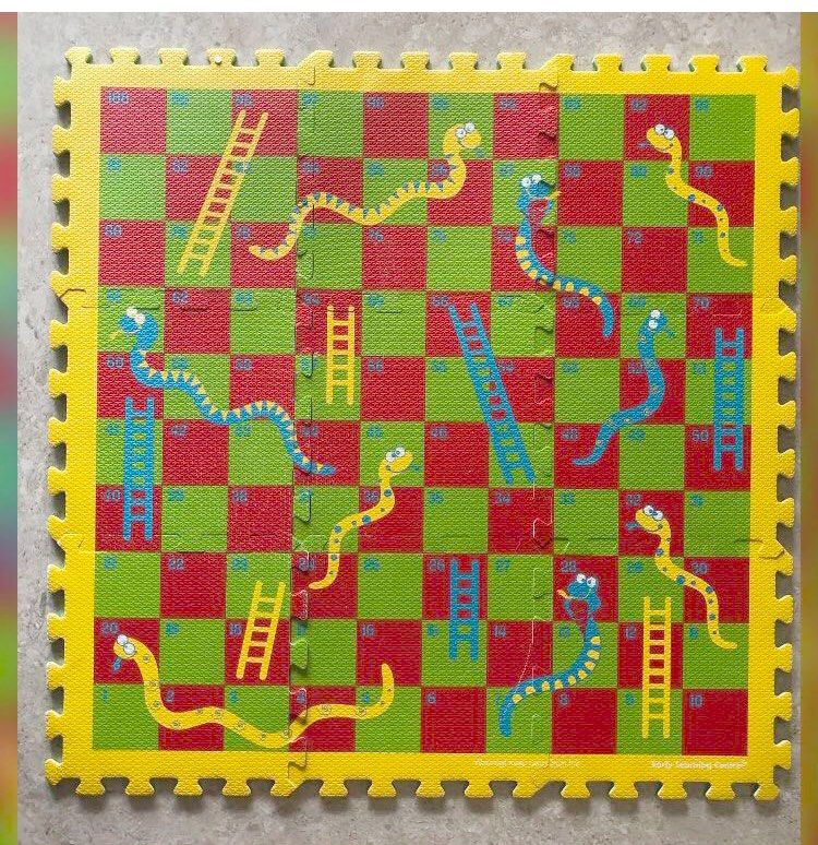 Good condition ELC snakes and ladders game, Hobbies & Toys, Toys ...
