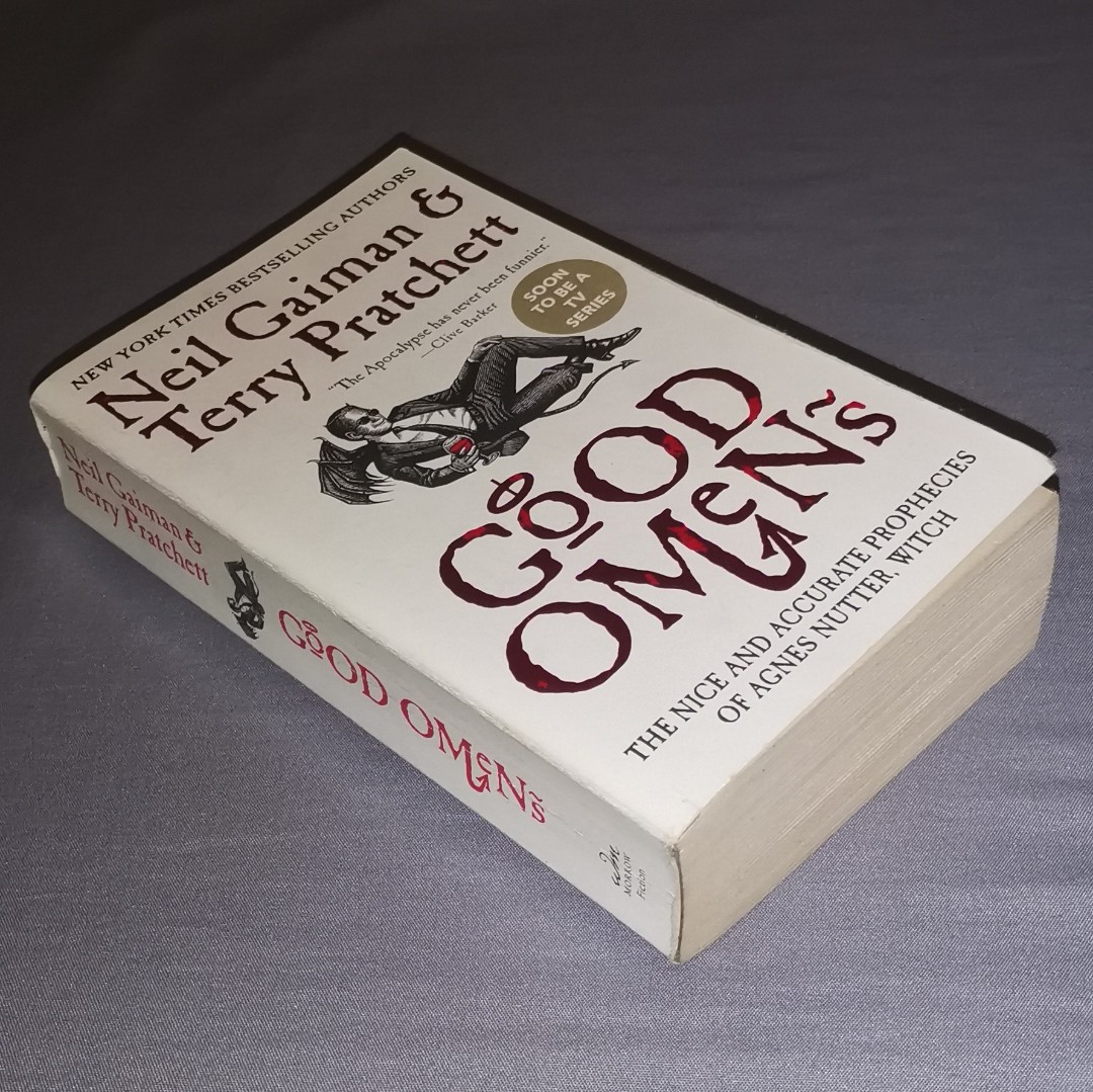 Good Omens By Neil Gaiman And Terry Pratchett Hobbies And Toys Books And Magazines Fiction And Non 0967