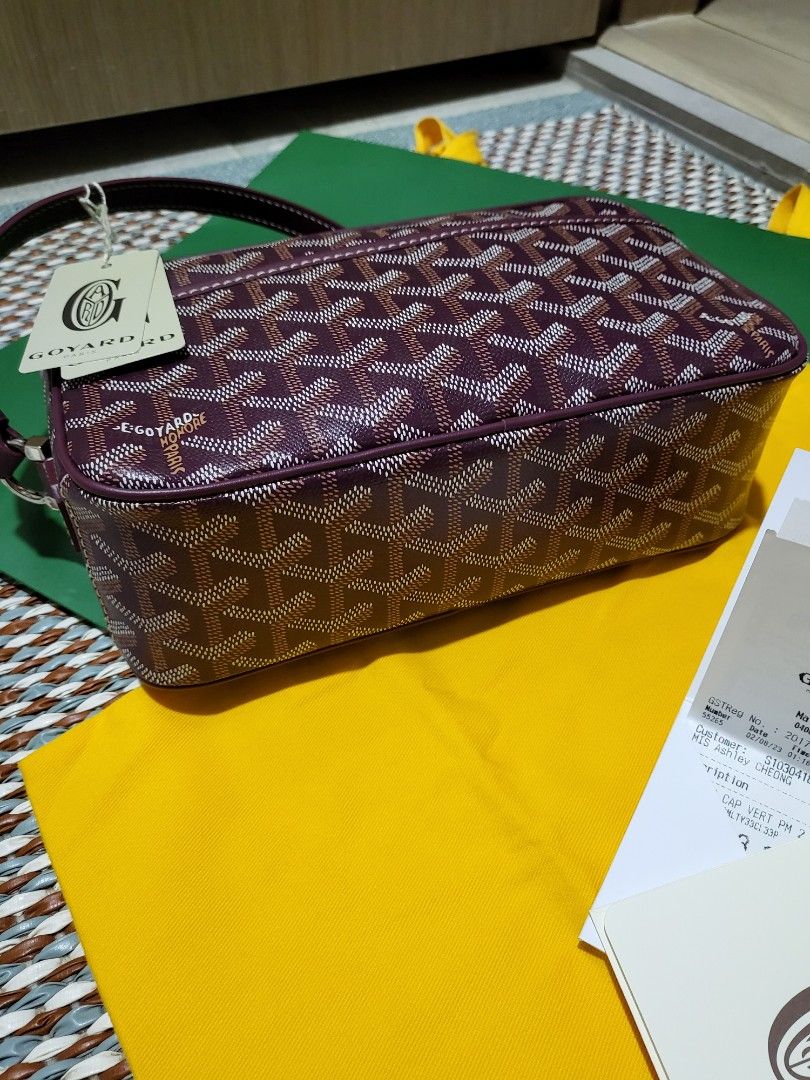 Goyard cap vert camera bag, Luxury, Bags & Wallets on Carousell