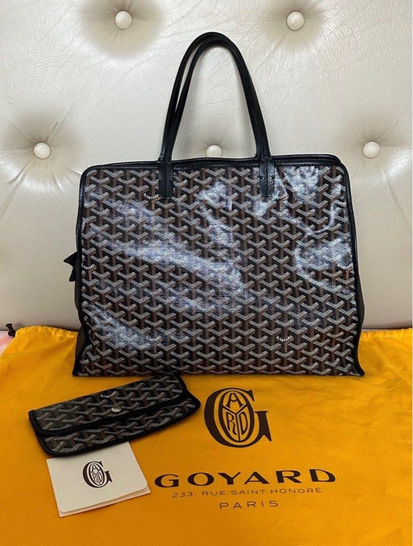 Authentic Goyard Sac Hardy PM Tote in Black, Luxury, Bags & Wallets on  Carousell