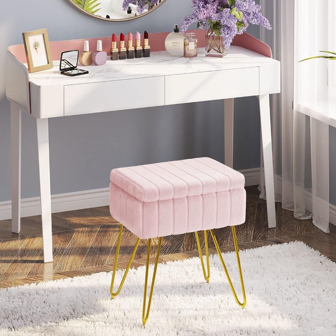 Furry stool chair new arrivals