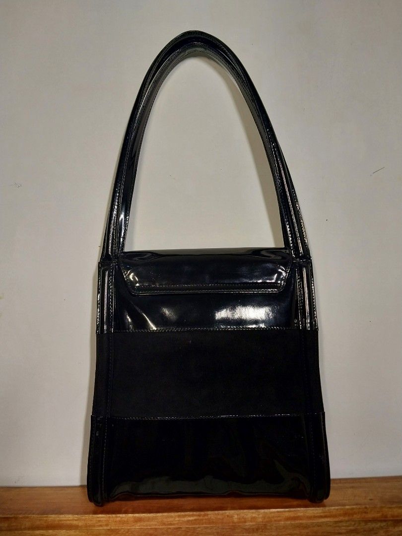 GUCCI BESTIARY TOTE PATENT LEATHER HANDBAG Vintage Luxury Bags
