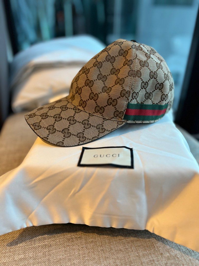 Original gg canvas baseball top hat