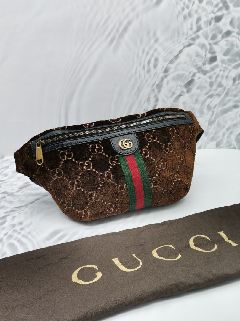 Velvet shop waist bag