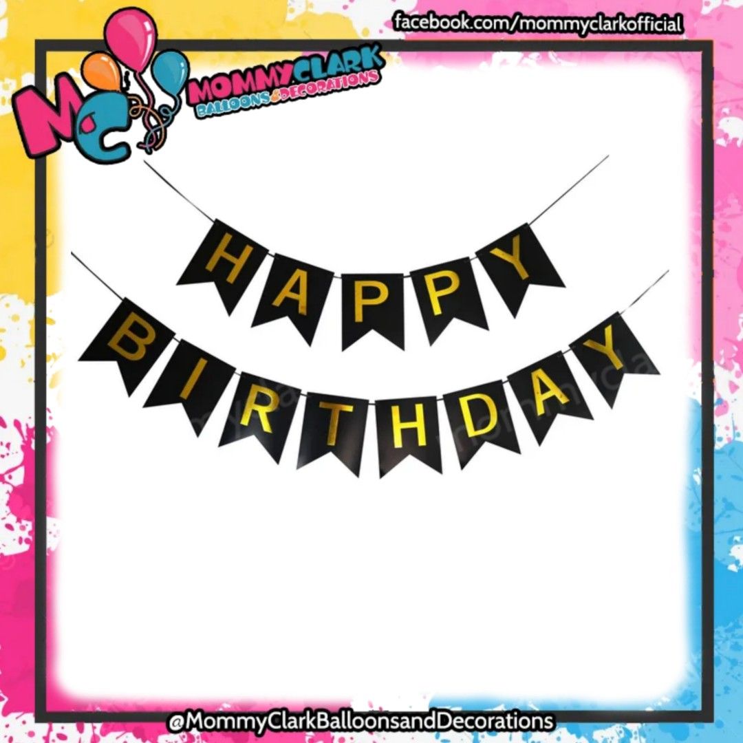 Happy Birthday Banner on Carousell