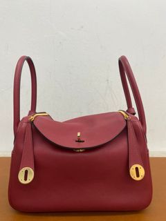 SOLD) Brand New Unused Hermes Lindy 26 Rouge Tomate Clemence PHW Stamp X  Hermes Kuala Lumpur (