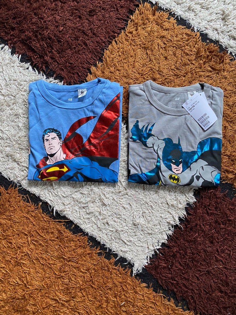 H&m batman online superman t shirt