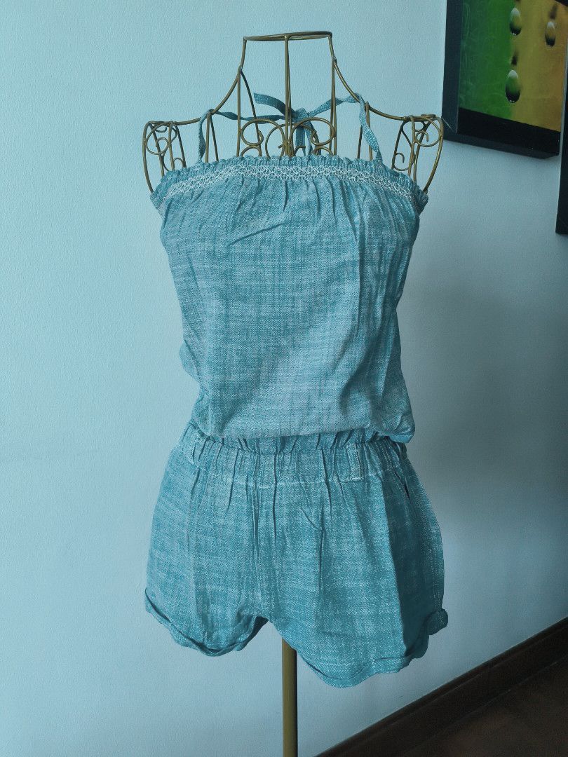 Hollister blue romper new arrivals