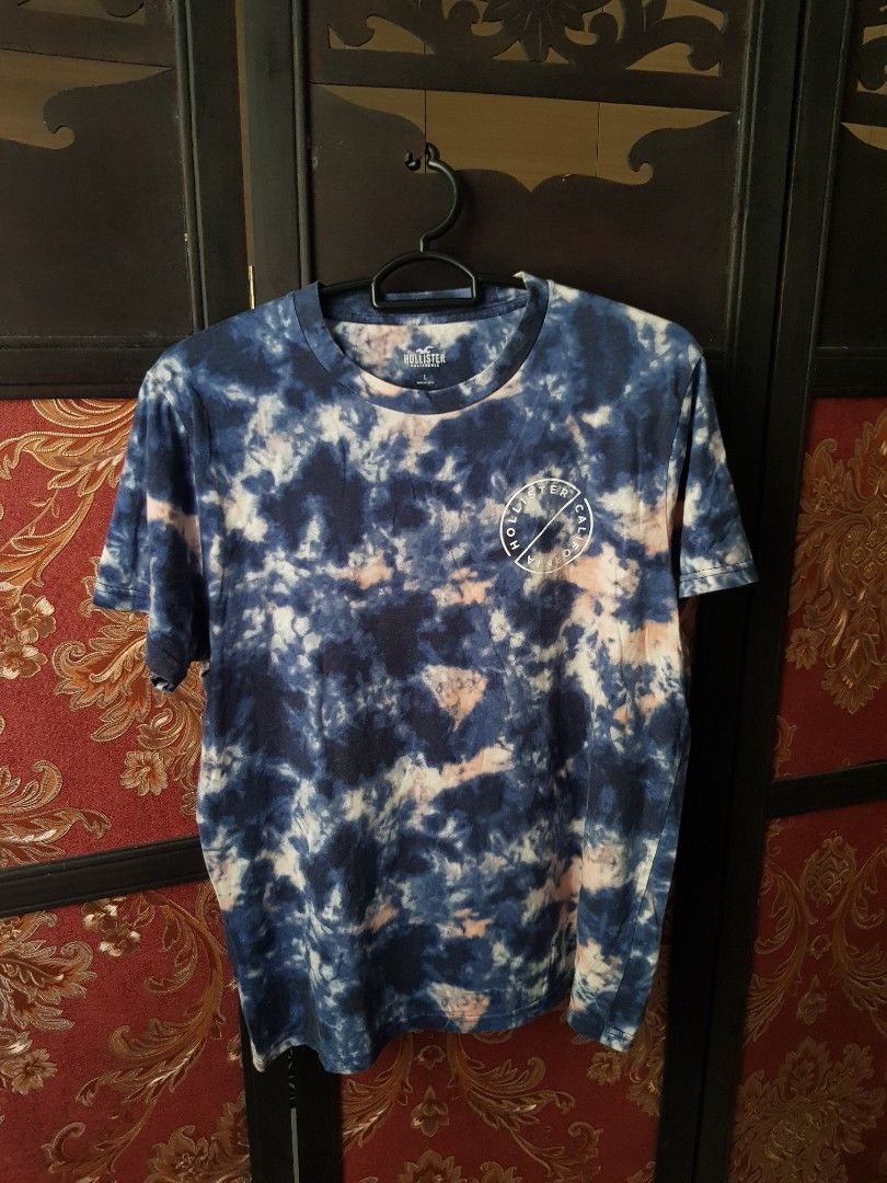 Hollister Tiedye Shirt Men s Fashion Tops Sets Tshirts Polo