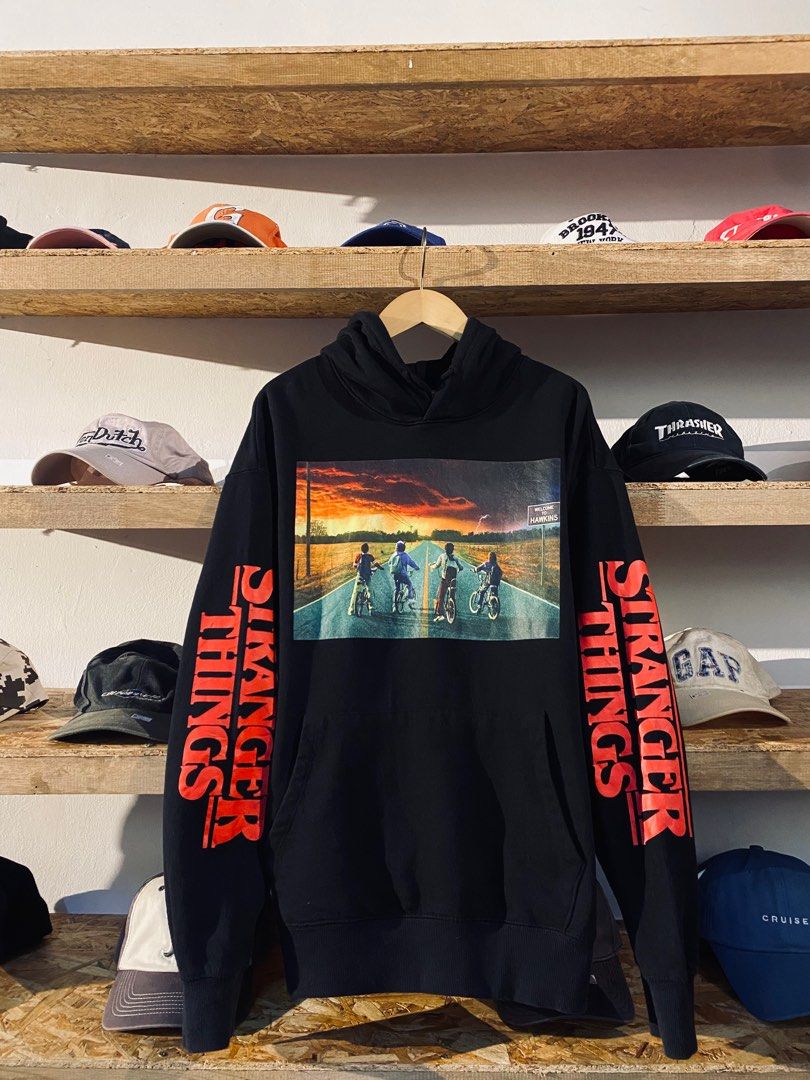 Stranger things new arrivals hoodie forever 21