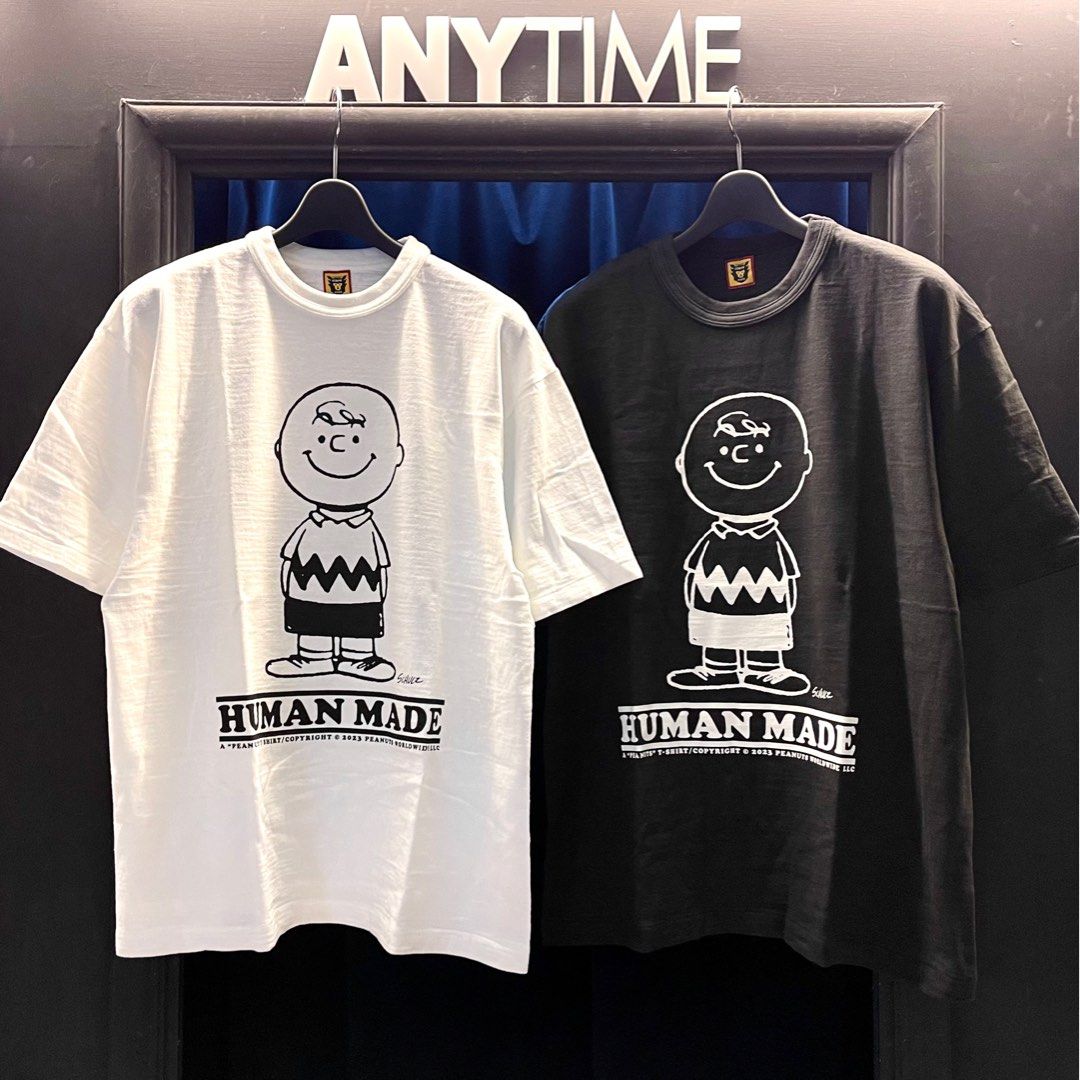 Human Made x Peanuts, 男裝, 上身及套裝, T-shirt、恤衫、有領衫 - Carousell