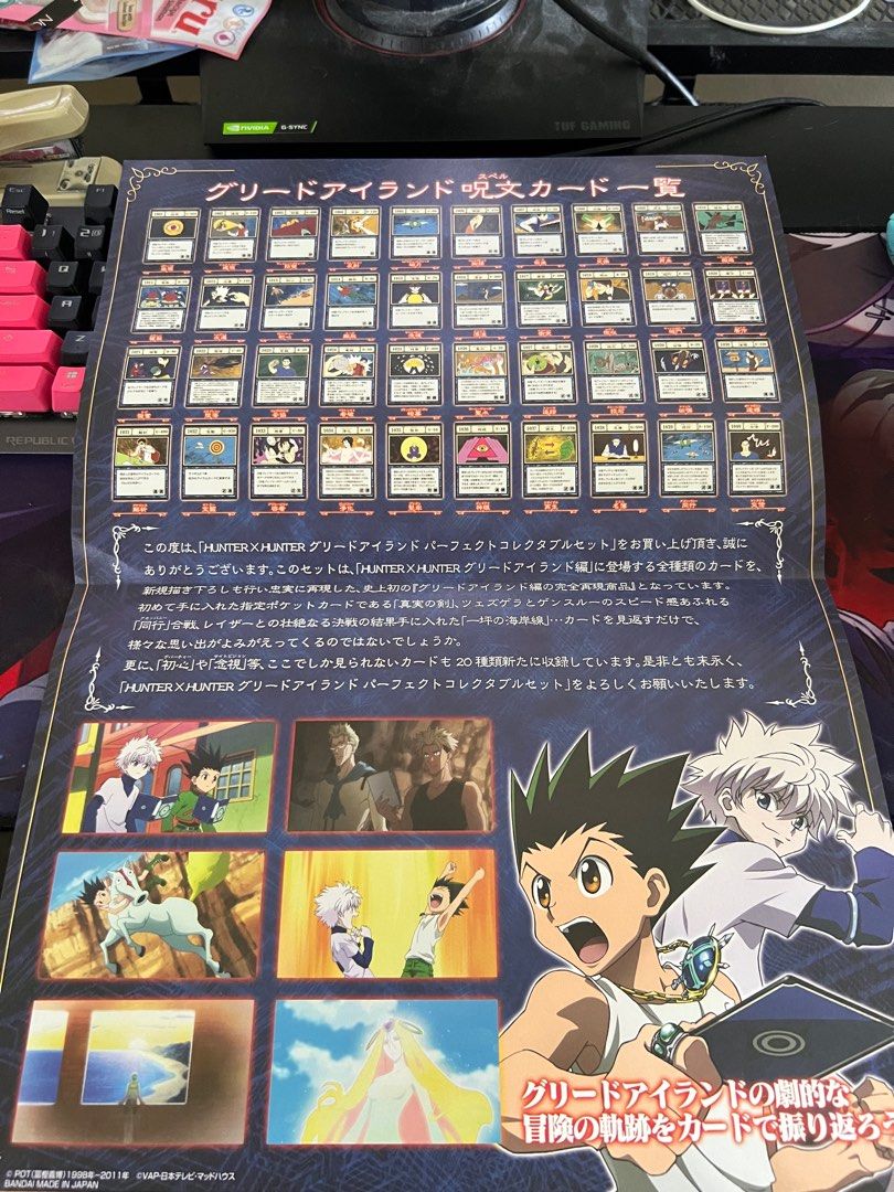 Hunter x Hunter Greed Island Perfect Collectible Set, Hobbies & Toys