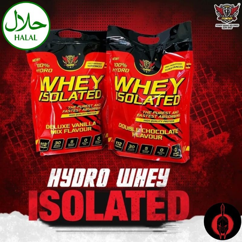 HYDRO WHEY PROTEIN HALAL 5LBS (2.2KG) POWERMANIA, Health & Nutrition