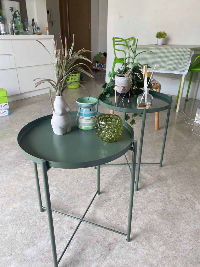 IKEA gladom side table, Furniture & Home Living, Furniture, Tables ...