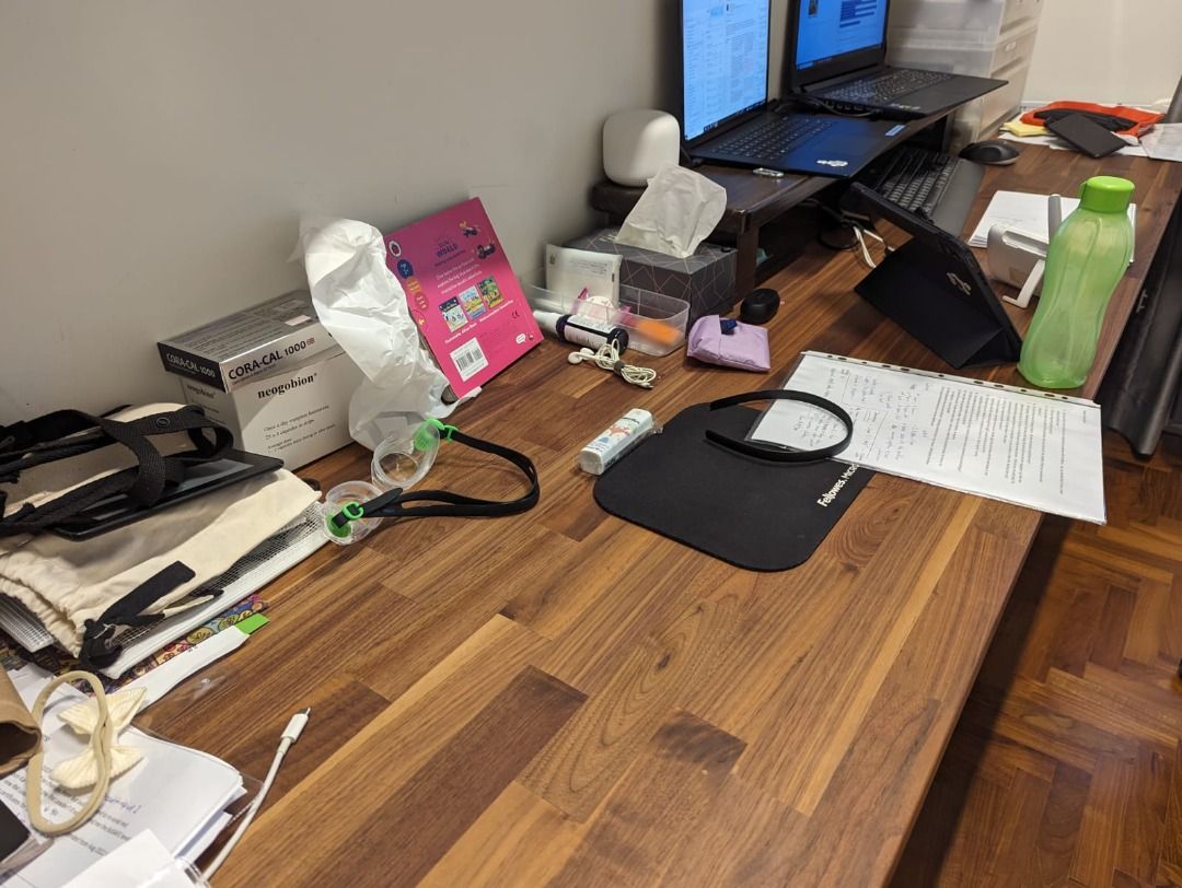 IKEA Study Table Set up Furniture Home Living Furniture