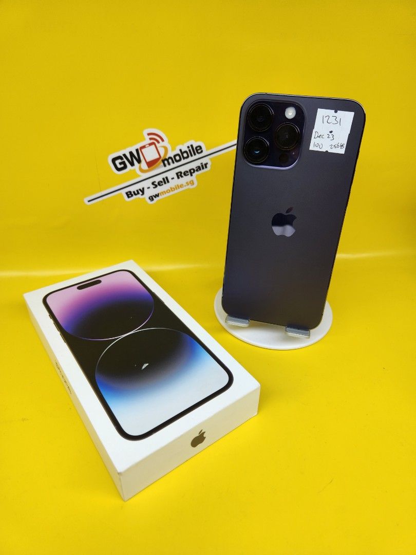 IPhone 14 Pro Max 256GB purple 1231, Mobile Phones & Gadgets