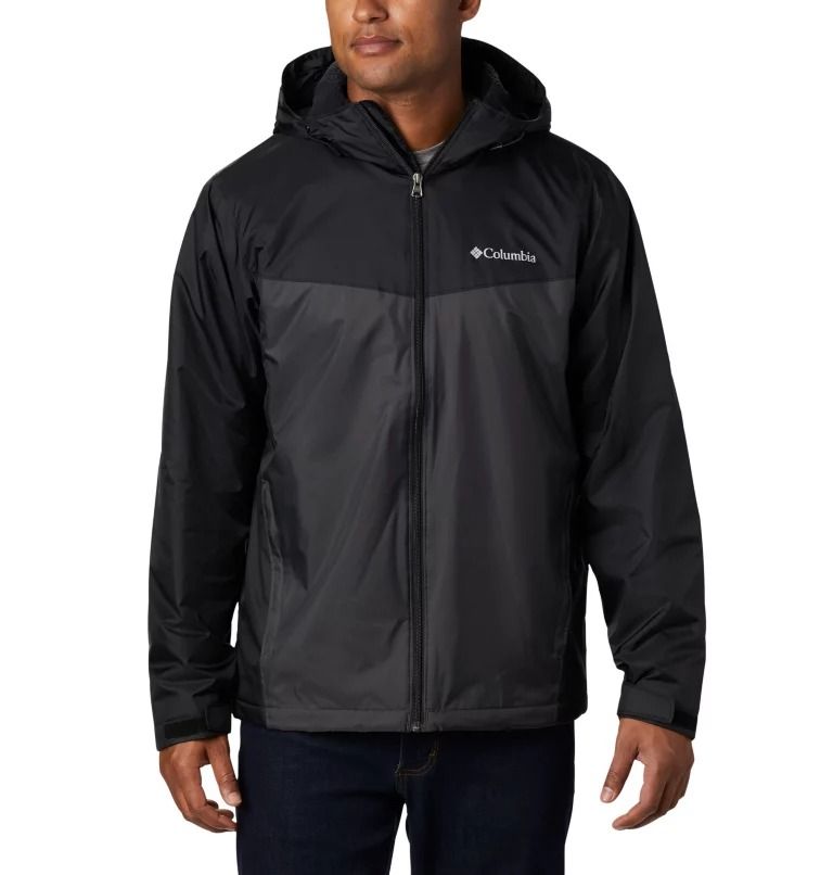 Jaket Gunung Outdoor Waterproof Columbia Glennaker Sherpa Lined Jacket Original Black Shark