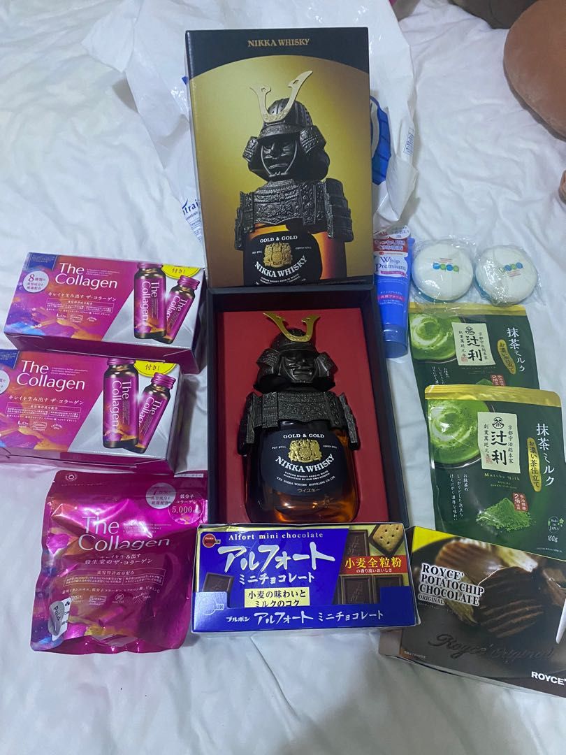 Japan goods collagen, powder, matcha (Category: Face Care) located in Pasig City. Submitted by pick_shoppe (Listing ID 1249471941, Image 1). Description: -collagen bottle 2k -Collagen powder 1200 -pressed powder 220 -nikka 4800.