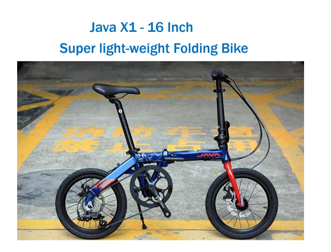 Java x1 folding bike online