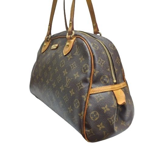 LOUIS VUITTON Lumineuse PM Monogram Empreinte Leather Shoulder Bag Plu