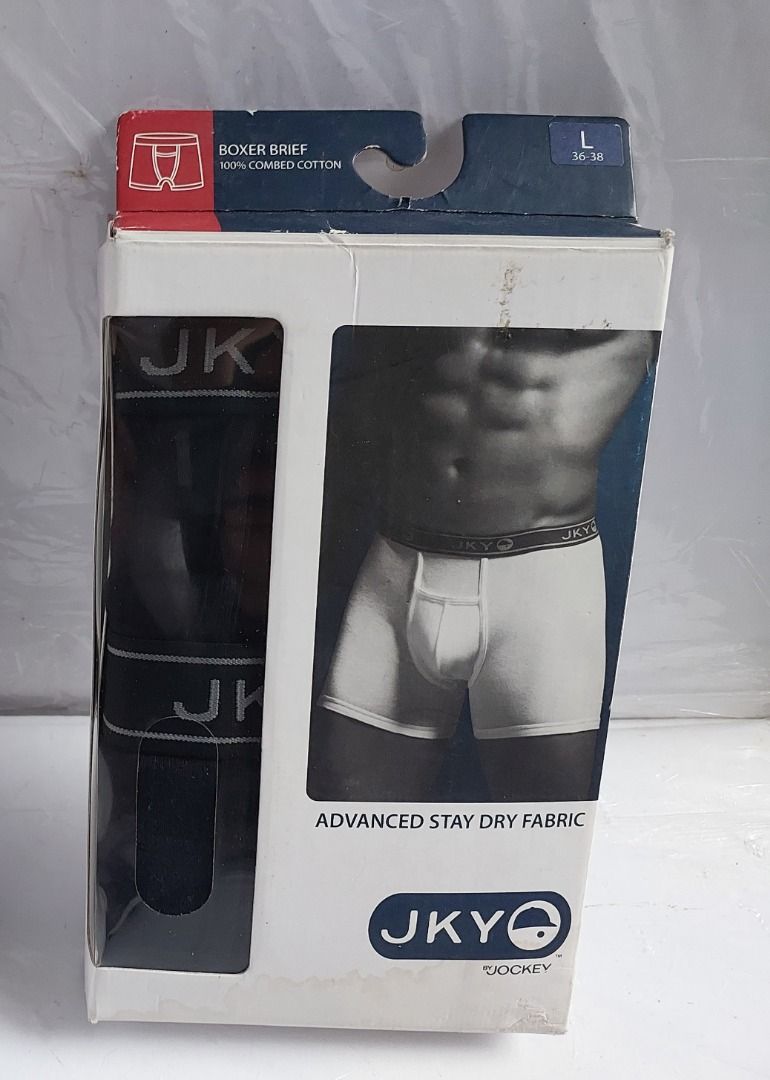 Jockey Life 100% cotton boxer brief medium, Men's Fashion, Bottoms,  Underwear on Carousell