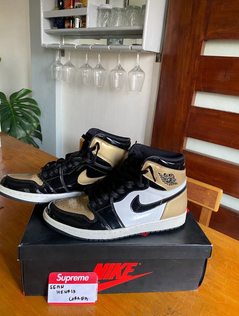 Jordan 1 high gold toe hotsell