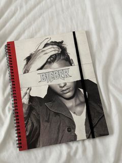 Justin Bieber A5 Spinout Typo Notebook