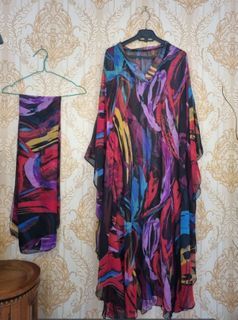 Kaftan set selendeng