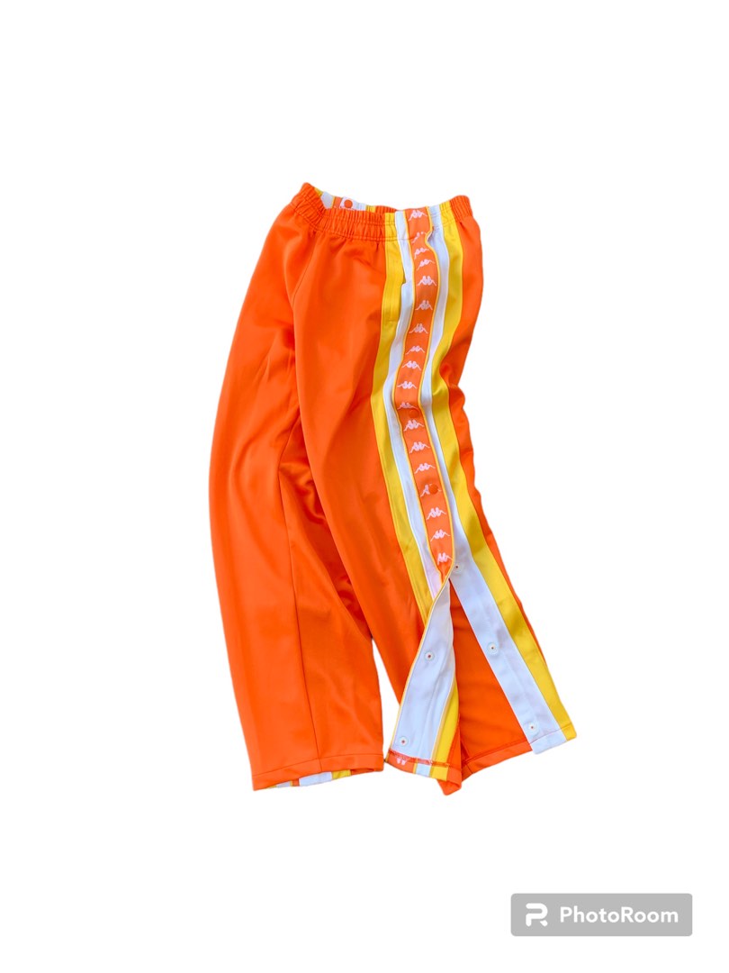 Popper pants green online