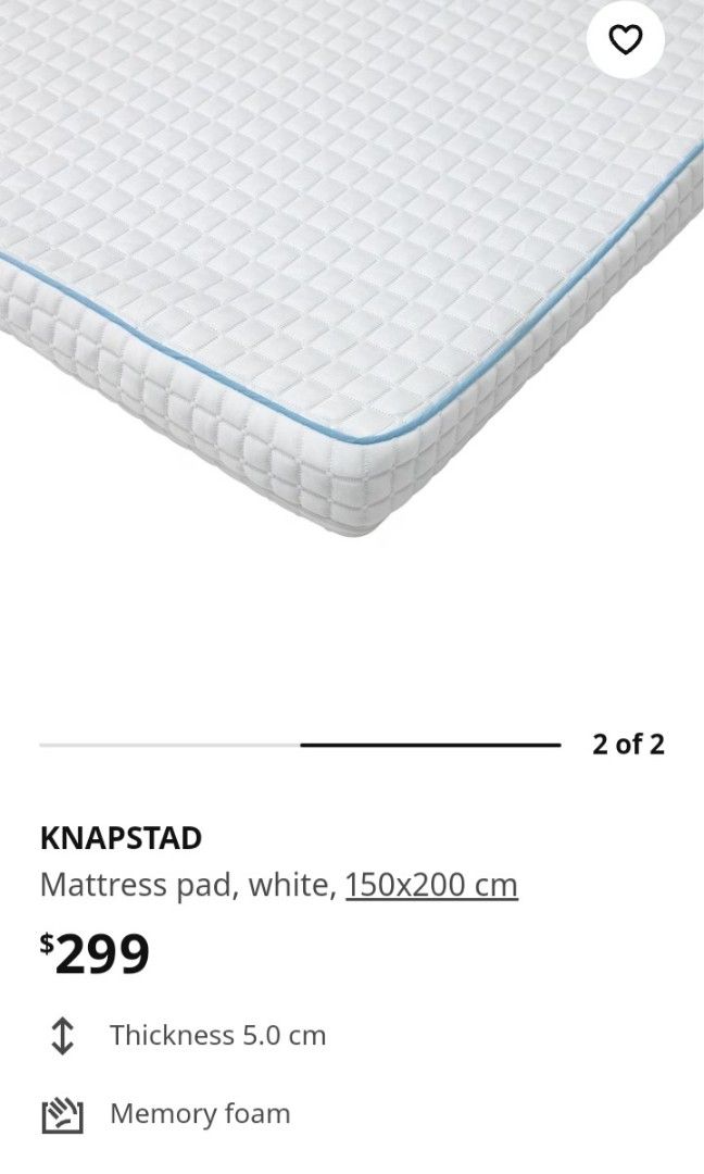 Knapstad cheap mattress ikea