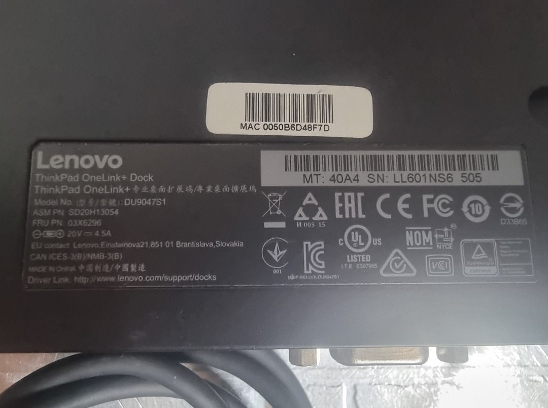 Lenovo ThinkPad OneLink Dock (40A4) Docking Station - 2060065 - Foto 6