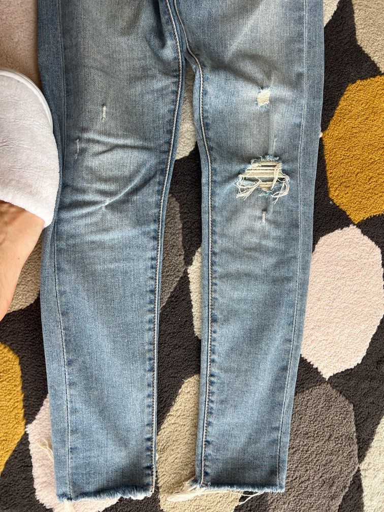 Size 24 ripped jeans hotsell