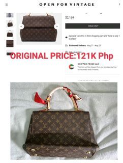 Louis Vuitton Cluny Mm Bag - 2 For Sale on 1stDibs  lv cluny bb vs mm  size, sac cluny mm, lv cluny mm vs bb