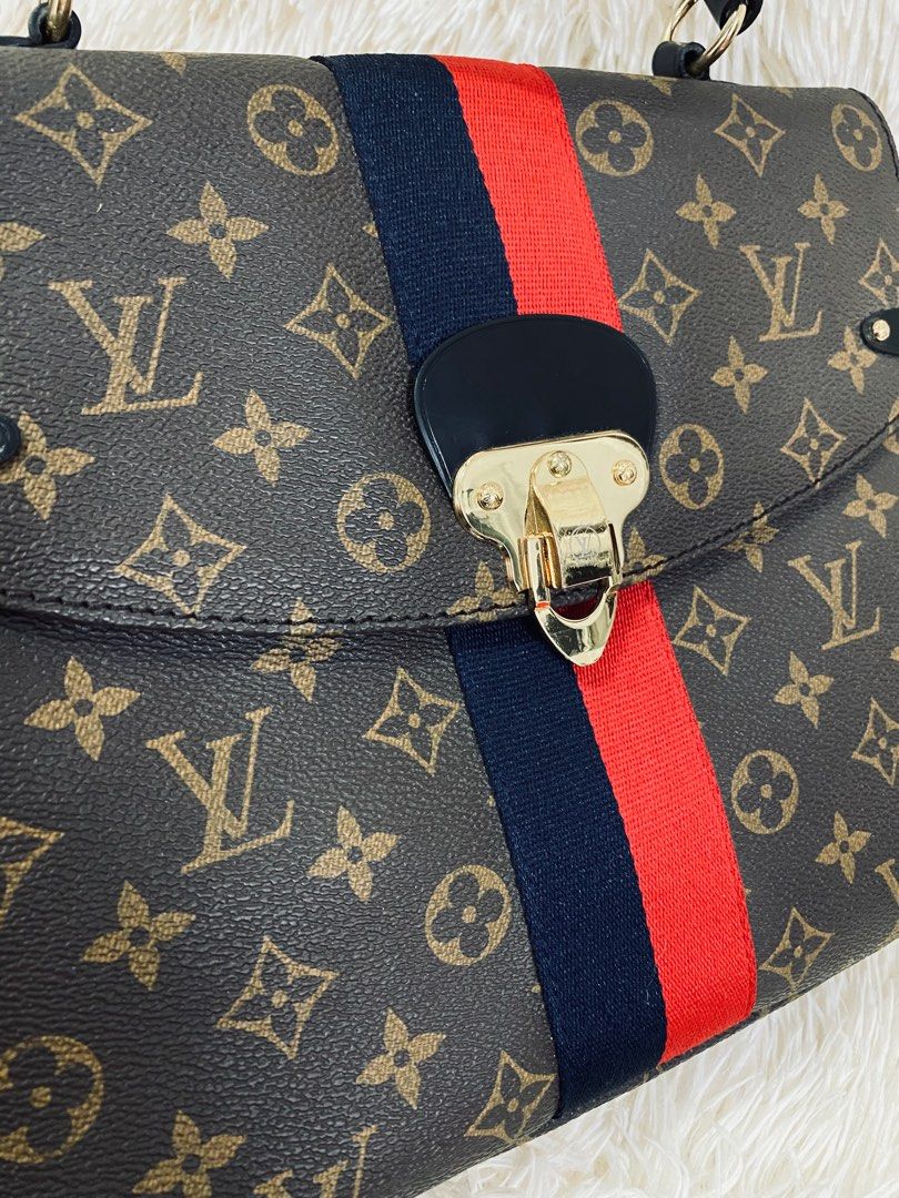 Louis Vuitton Monogram Georges mm Marine Cherry