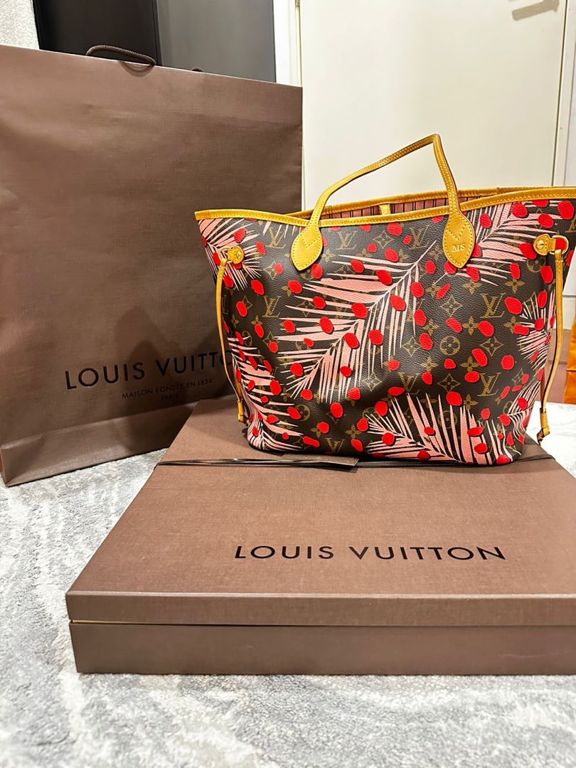 louis-vuitton neverfull Jungle mm New With Receipt