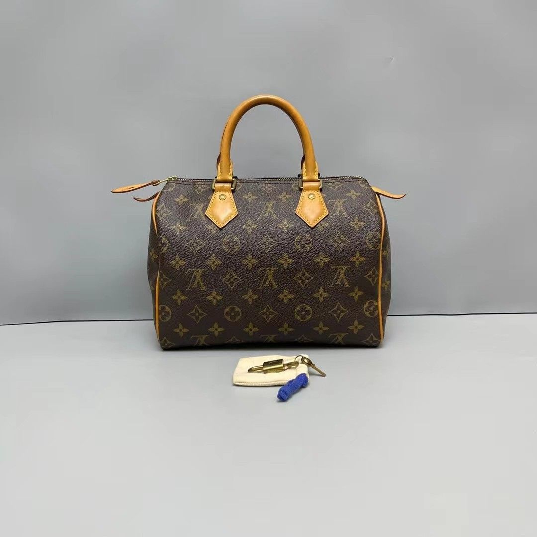 Authentic. Lv speedy 25, Luxury, Bags & Wallets on Carousell