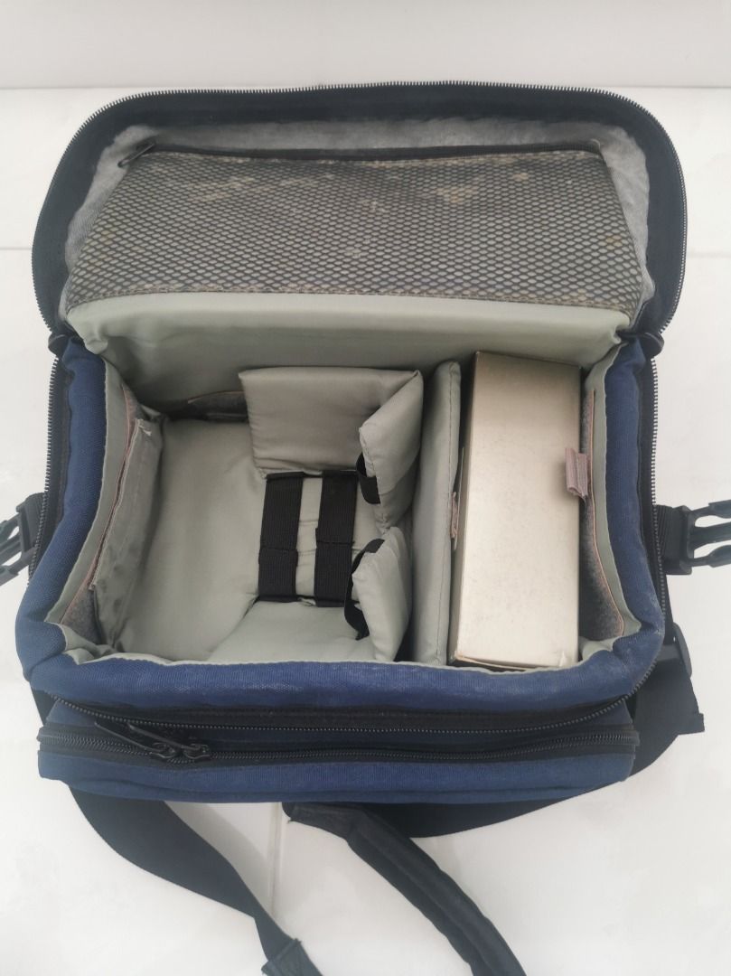 Lowepro Nova 3 AW Photo Video Shoulder Bag Navy Blue Photography Photography Accessories Camera Bags Carriers on Carousell