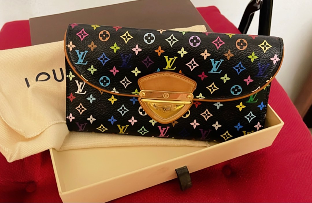 Louis Vuitton White Multicolor Eugenie Wallet