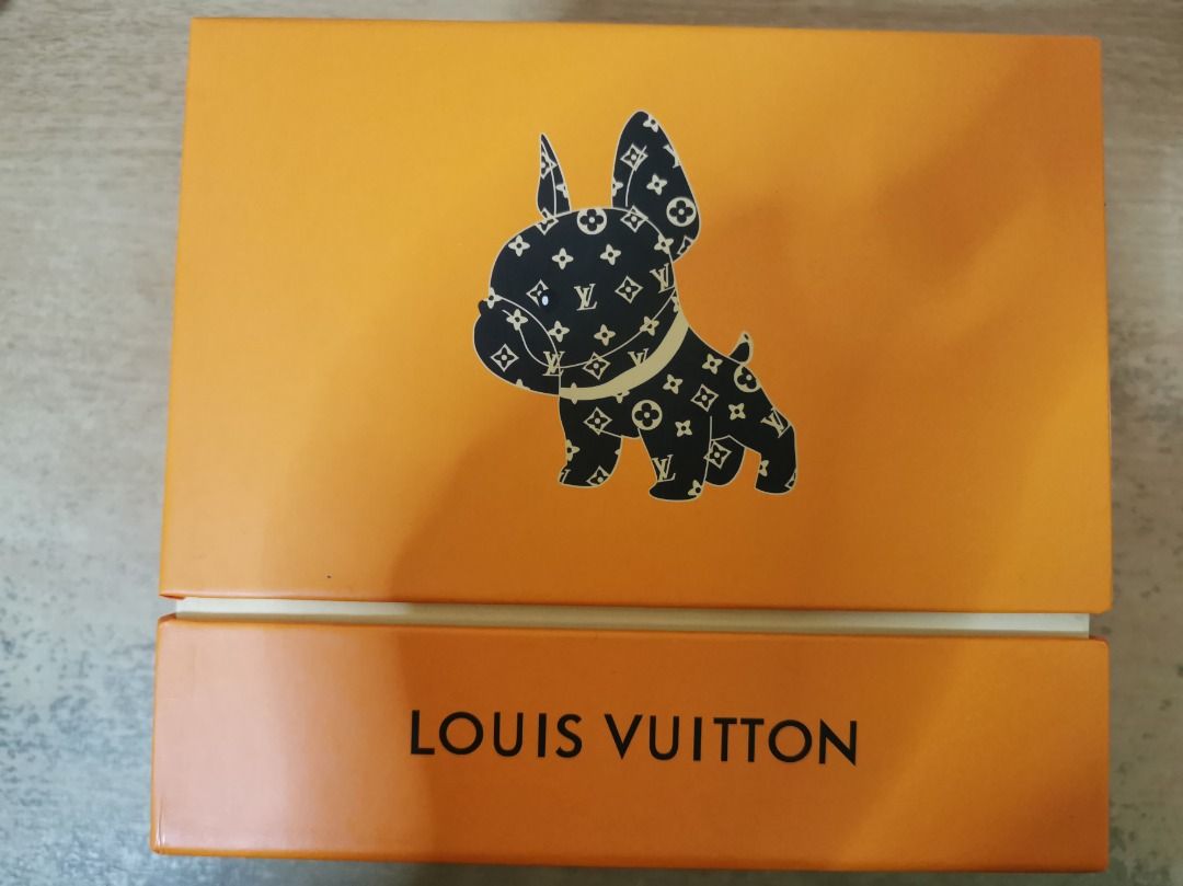 Louis vuitton bulldog keychain outlet