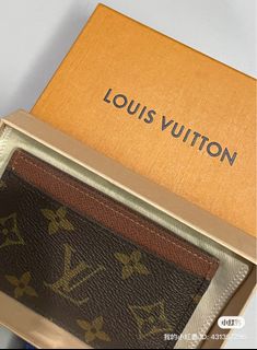 Authentic lv Louis Vuitton id holder card holder, Luxury, Bags & Wallets on  Carousell