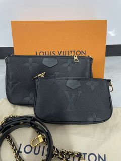 LV Multi Pochette Pink Strap, Luxury, Bags & Wallets on Carousell